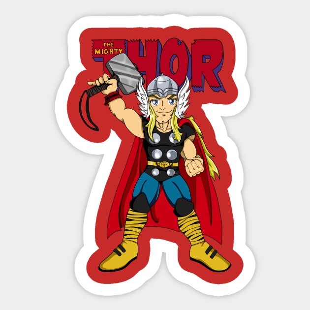 Thor! Sticker by MauryAraya316
